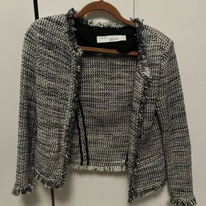 IRO metallic tweed blazer size 36